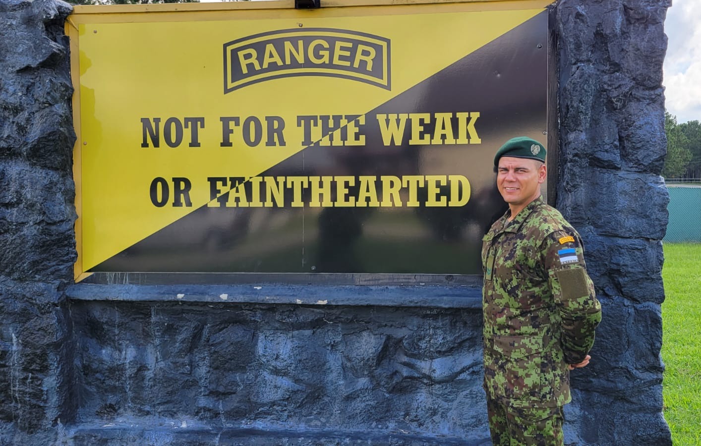 Renee Aluste at Ranger School